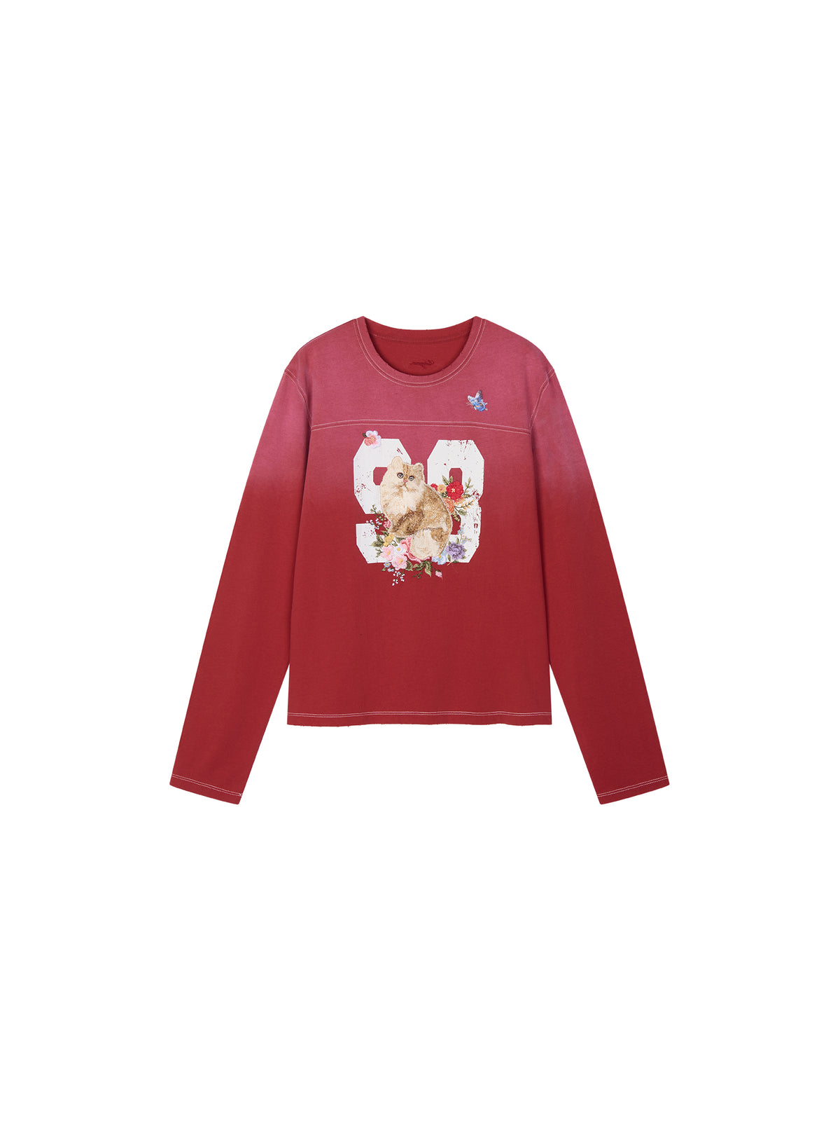Fantasy Cat Embroidered Sweatshirt