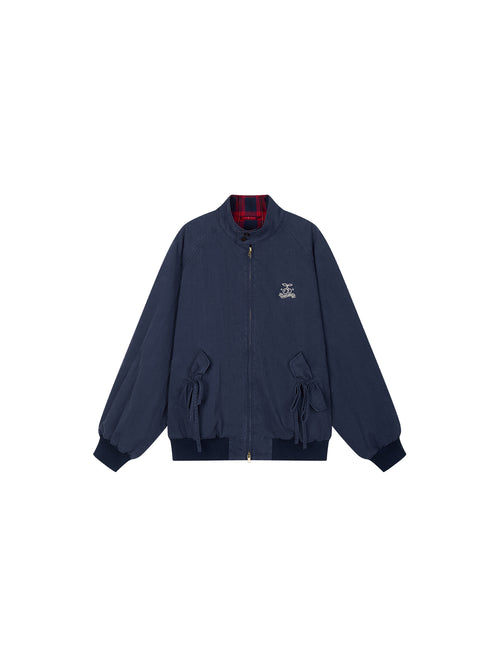 3D Bow Tie Harrington Jacket