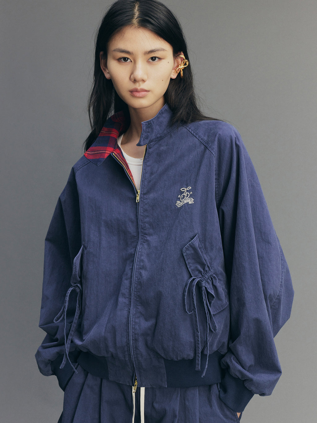 3D Bow Tie Harrington Jacket