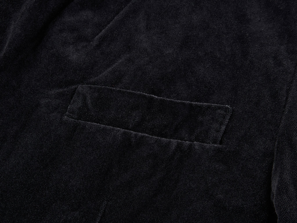 Distressed Aquatic Tuxedo Blazer