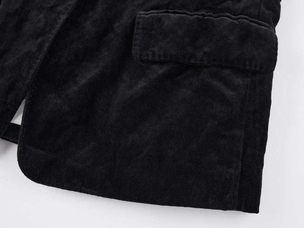 Distressed Aquatic Tuxedo Blazer