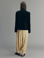 Distressed Aquatic Tuxedo Blazer