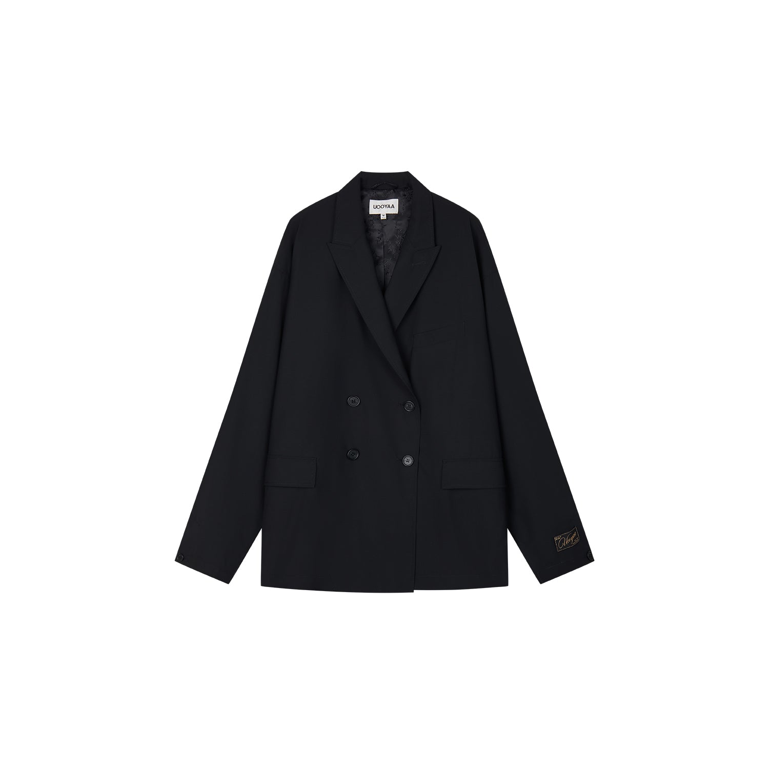 Bambi Embroidered Double-Breasted Blazer