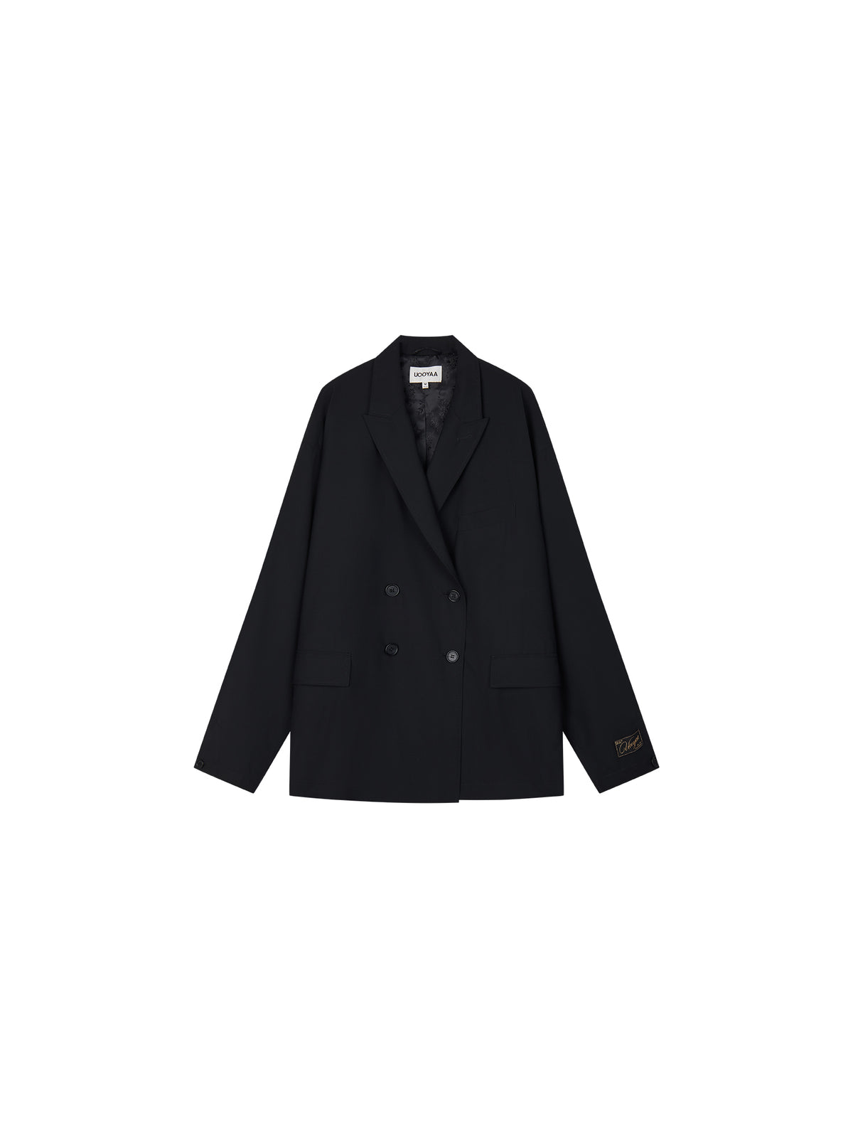 Bambi Embroidered Double-Breasted Blazer