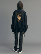 Bambi Embroidered Double-Breasted Blazer