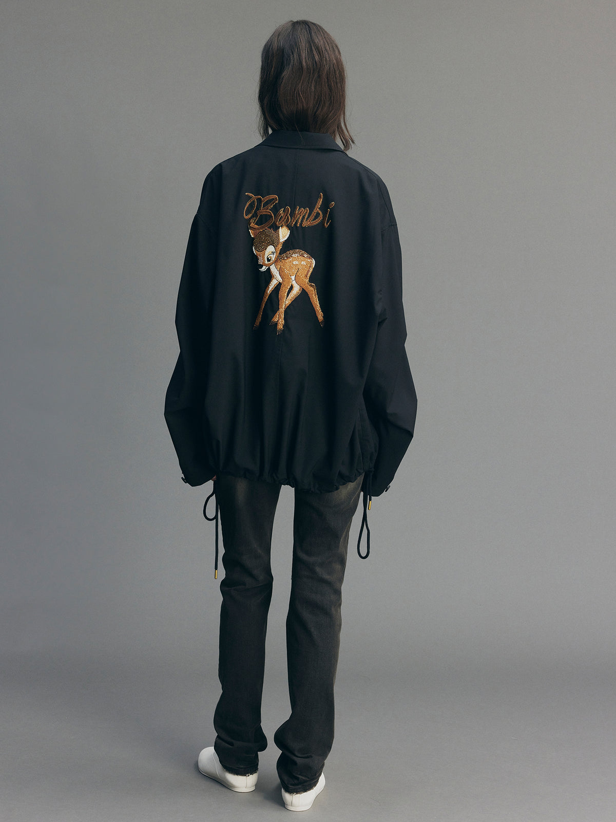 Bambi Embroidered Double-Breasted Blazer