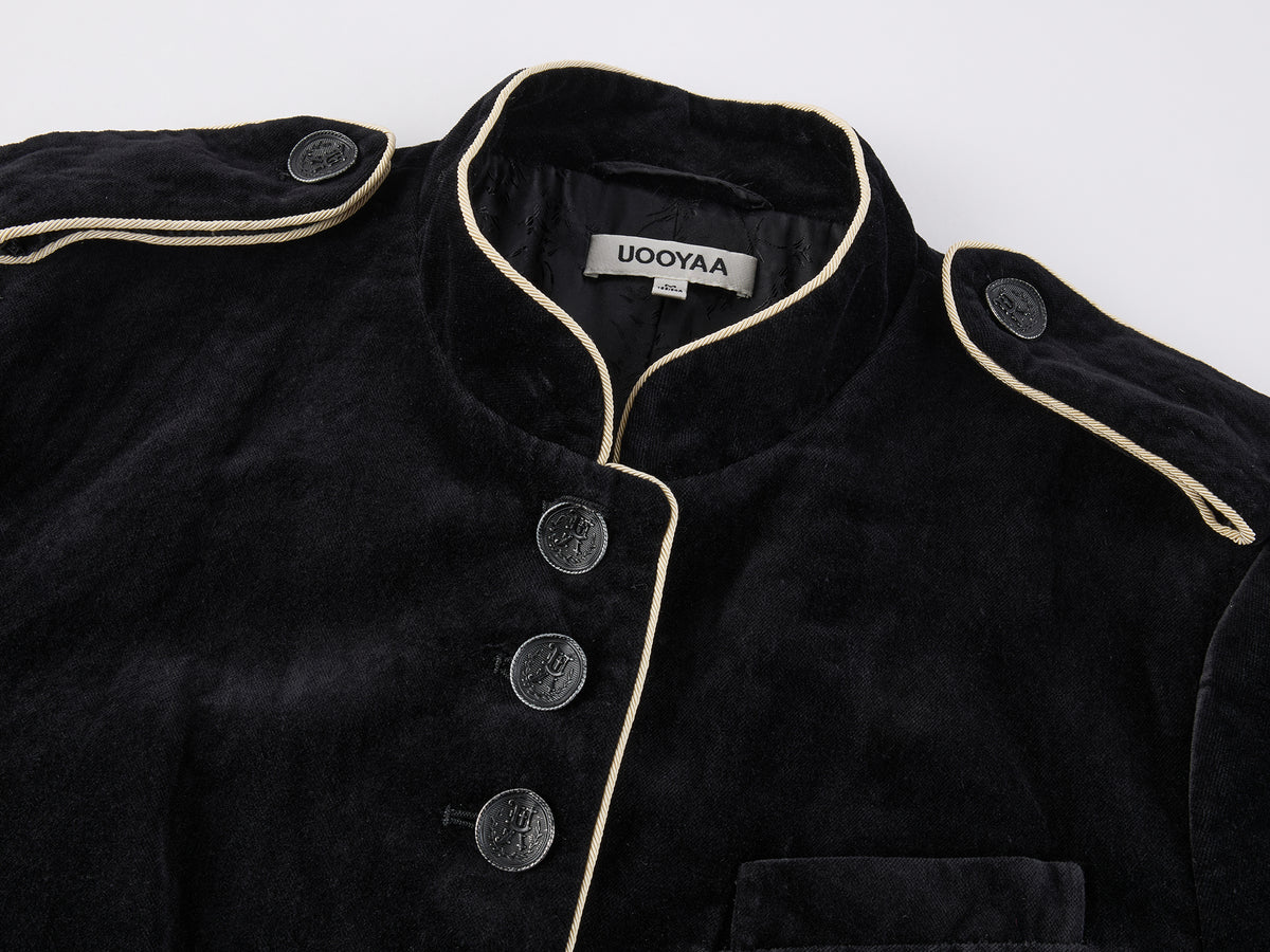 Contrast Napoleon Military Jacket