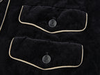 Contrast Napoleon Military Jacket