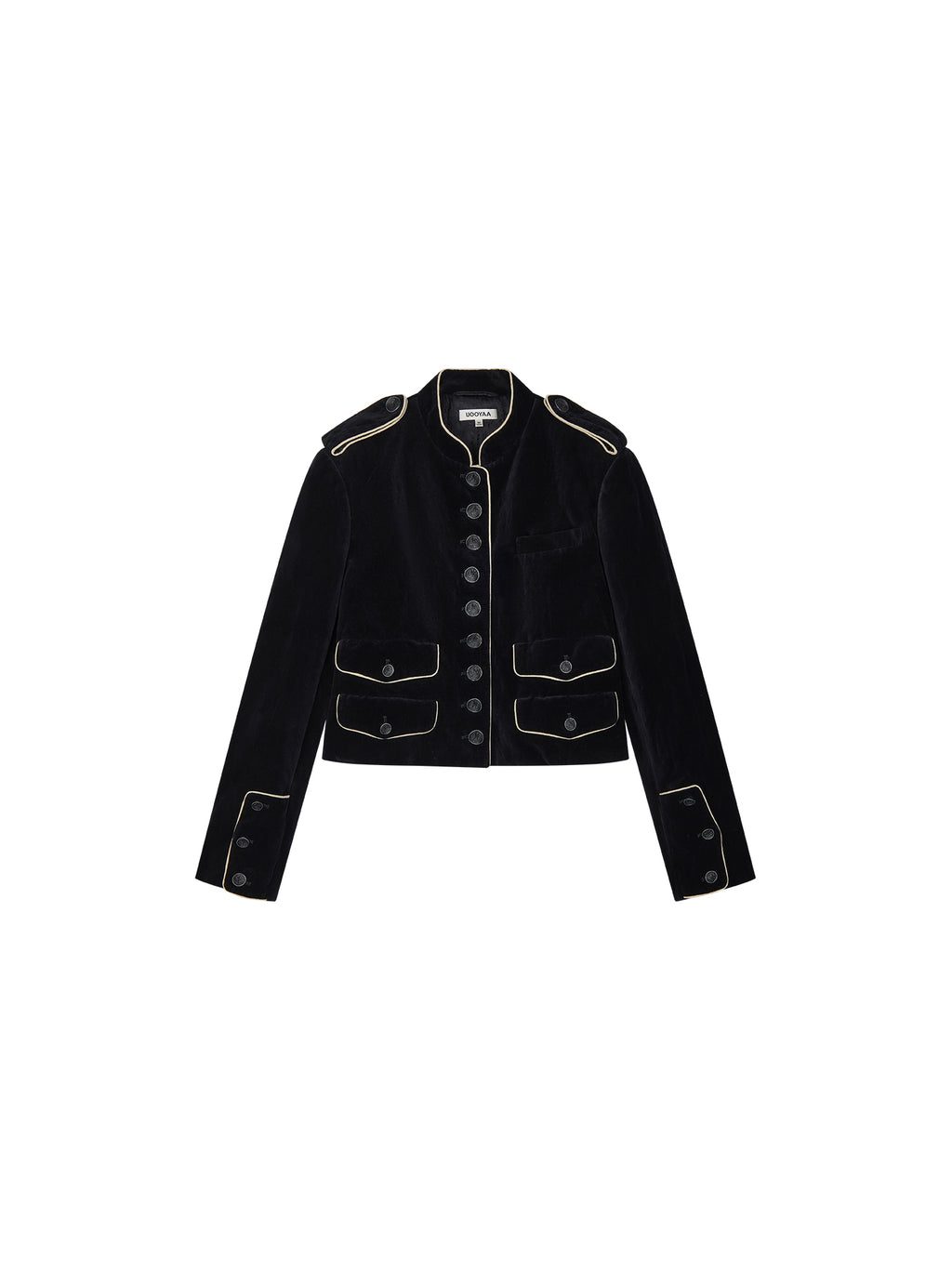 Contrast Napoleon Military Jacket