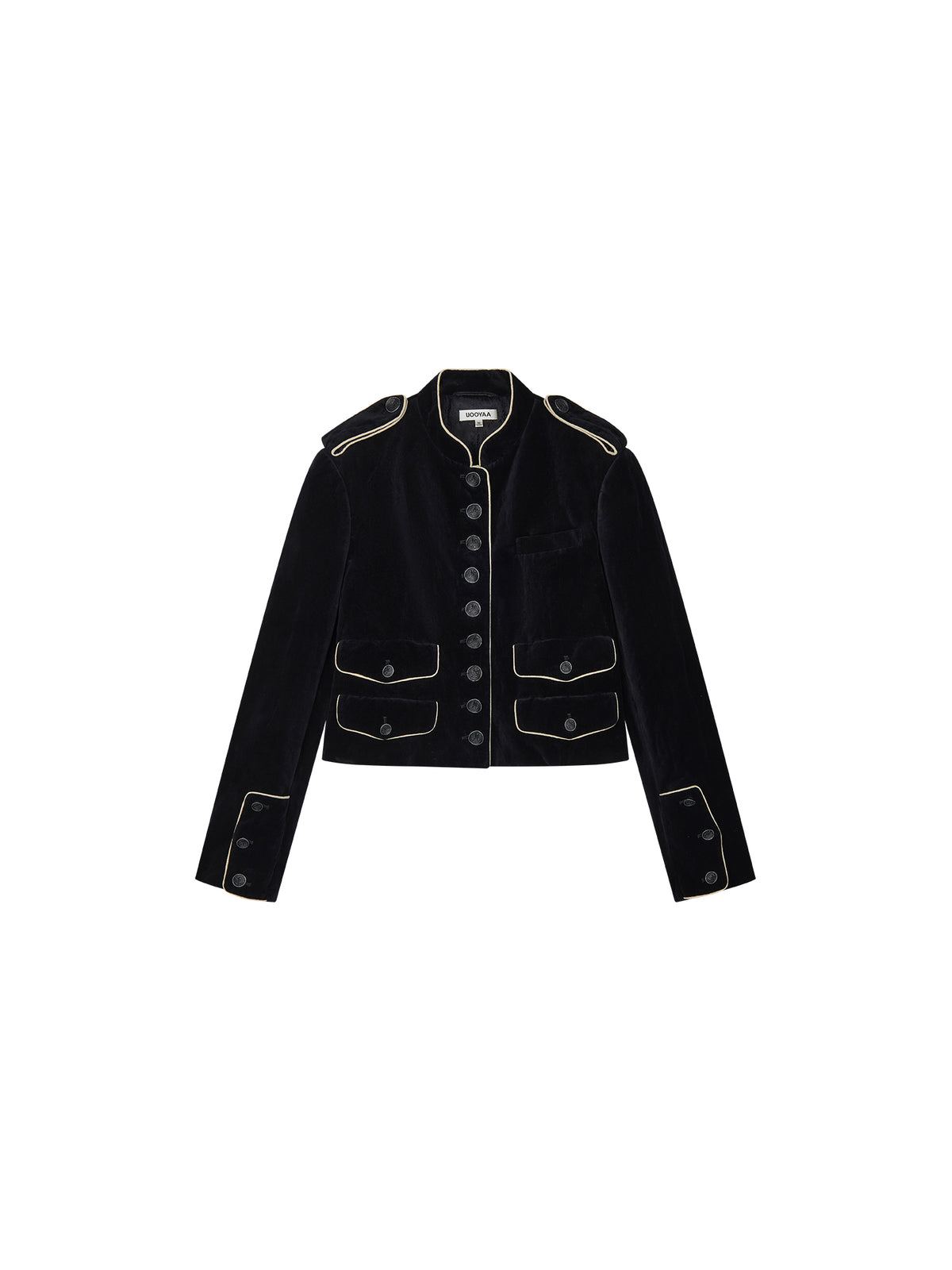 Contrast Napoleon Military Jacket