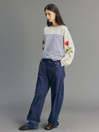 Vintage Romantic Military Pants