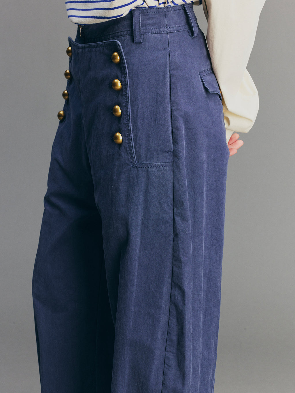 Vintage Romantic Military Pants
