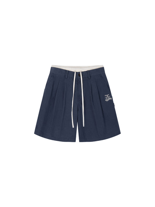 Faux Layer Cherry Shorts
