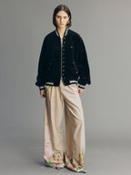 Fantasy Cat Print Straight Pants