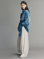 Vintage Romantic Lace Cargo Shirt