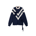 Vintage Romantic Lace Navy Sweatshirt
