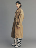 Relaxed Vintage Cotton Trench Coat