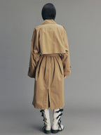 Relaxed Vintage Cotton Trench Coat