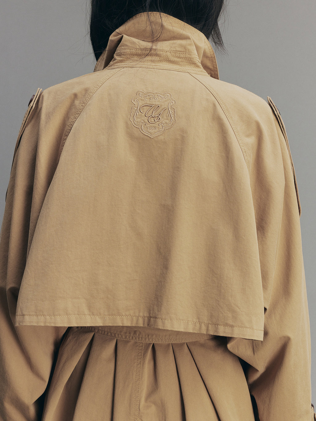 Relaxed Vintage Cotton Trench Coat