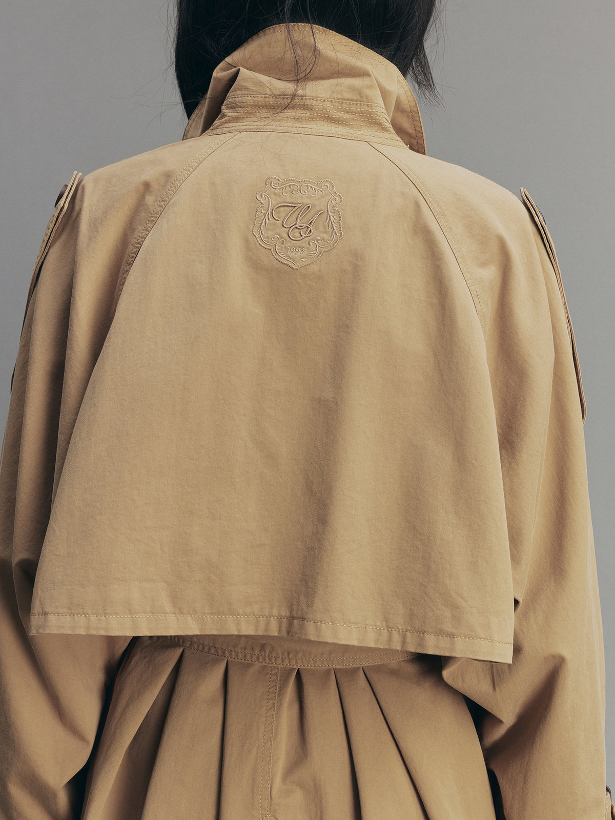 Relaxed Vintage Cotton Trench Coat