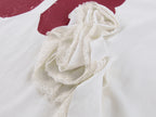 Vintage Romantic Lace  Applique T-shirt