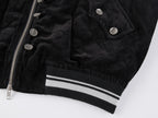 Napoleonic Officer Velvet Baseball Jacket
