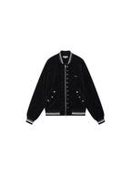 Napoleonic Officer Velvet Baseball Jacket
