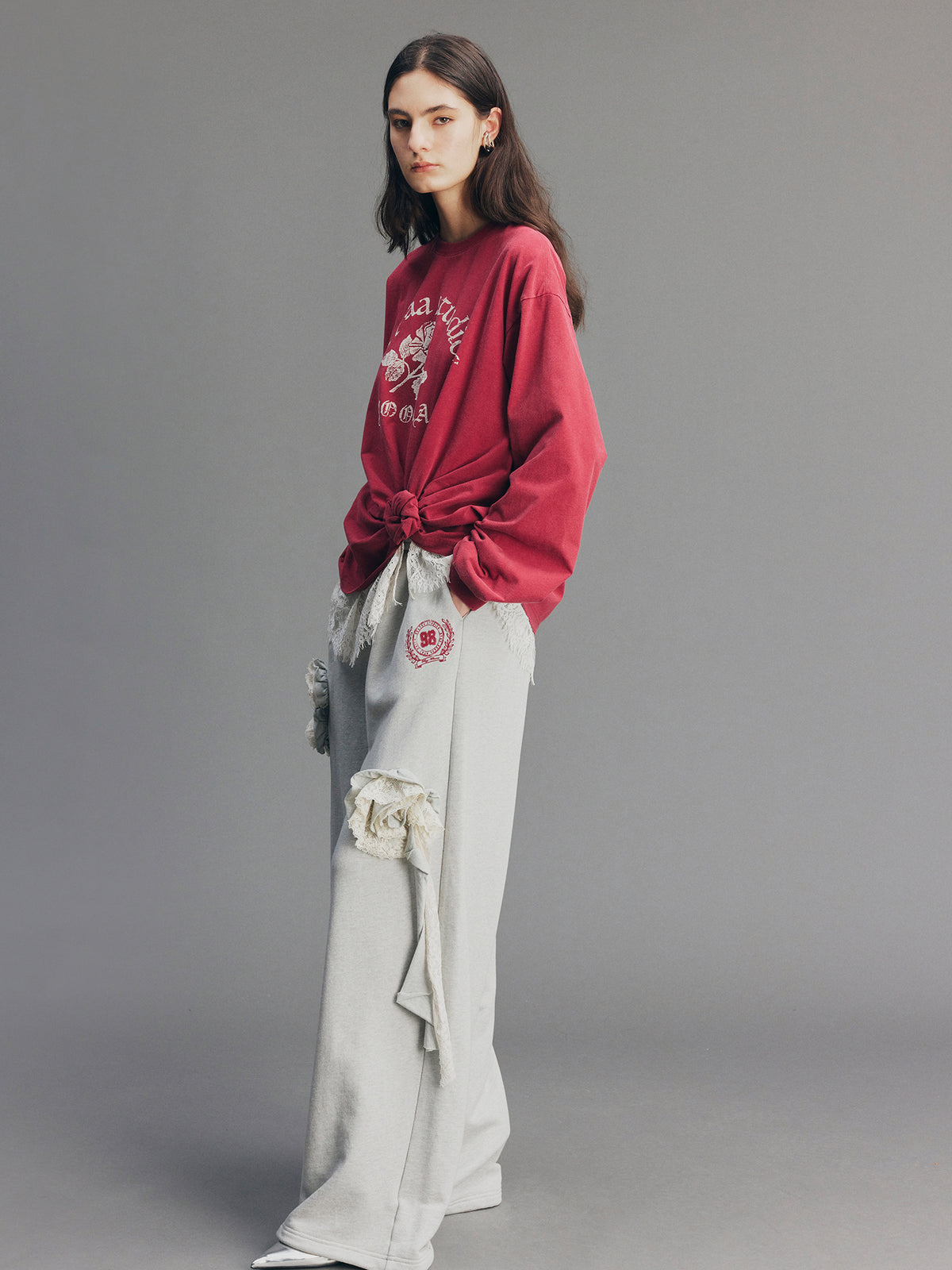 Vintage Romantic Lace Joggers