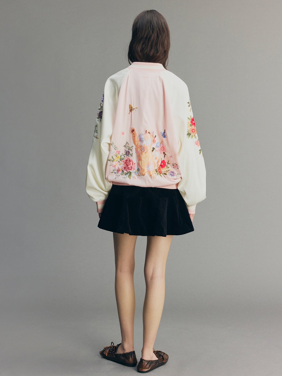 Napoleonic Officer Velvet Mini Skirt