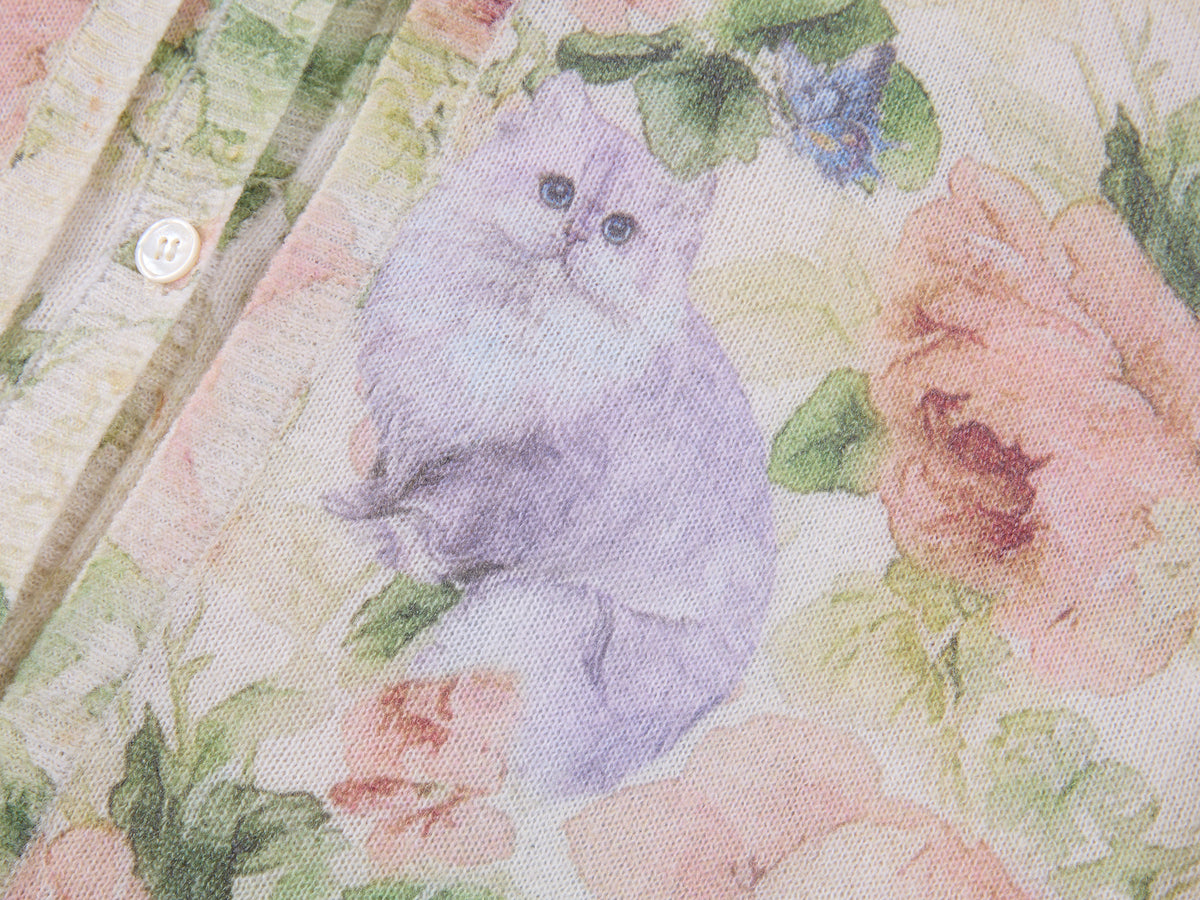 Fantasy Cat Fake Two-piece Cardigan