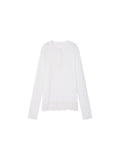 Sporty Cherry Embroidered Henley-Neck Sweatshirt