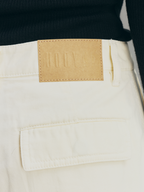 Beaded Floral Deer Washed Utility Jeans