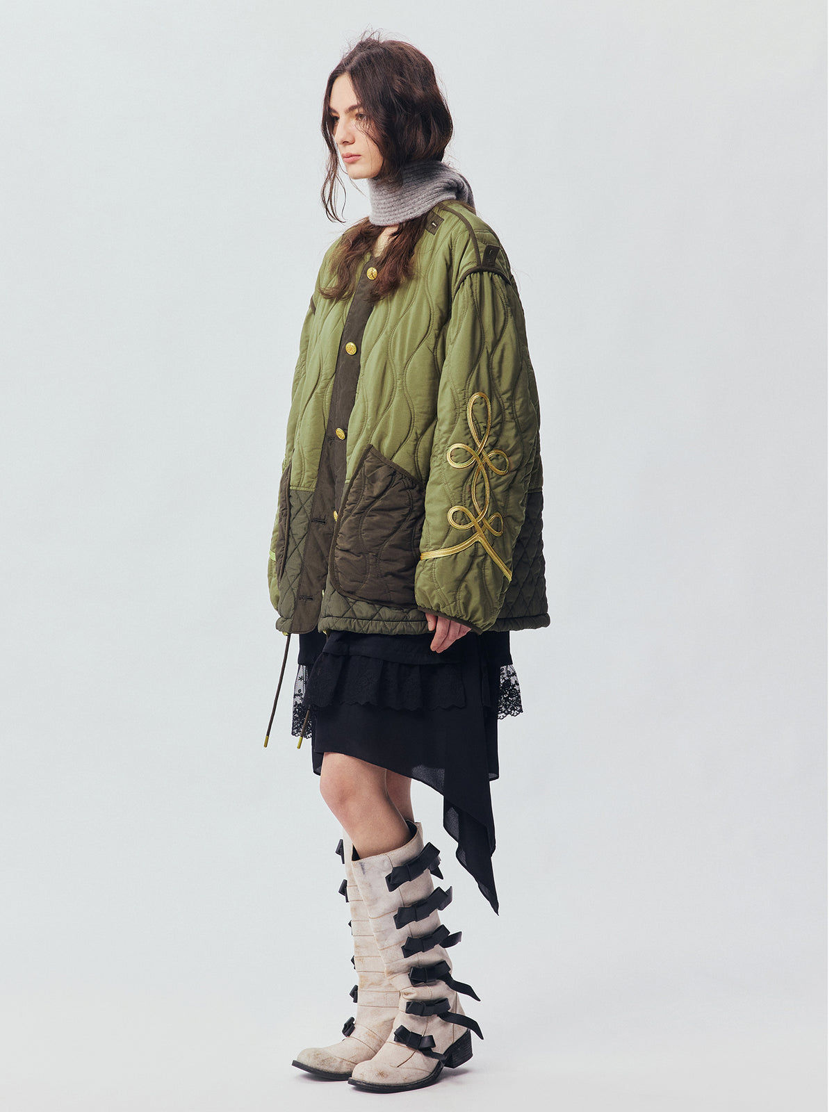 Officer Braided Quilted Liner Jacket