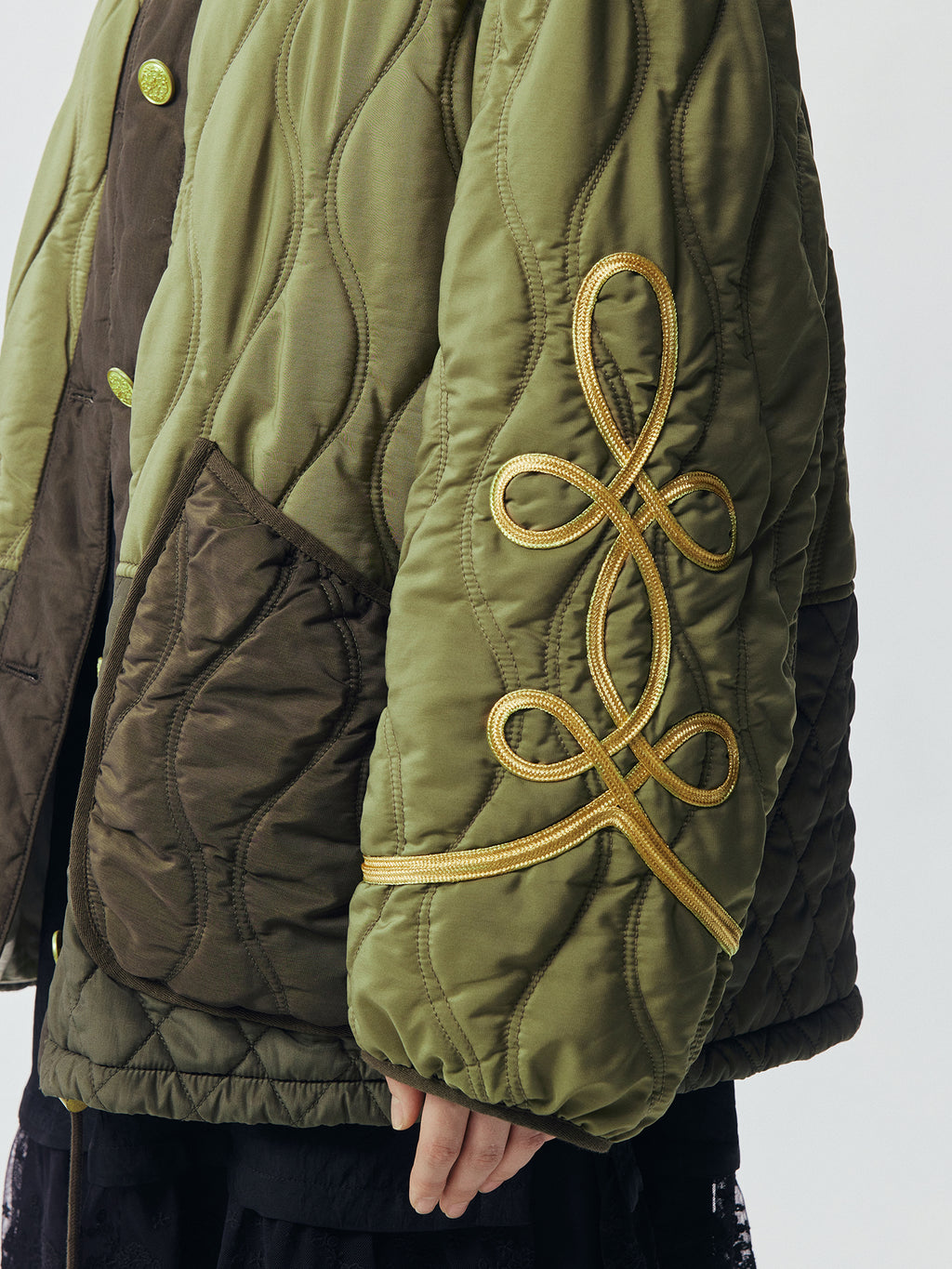 Officer Braided Quilted Liner Jacket