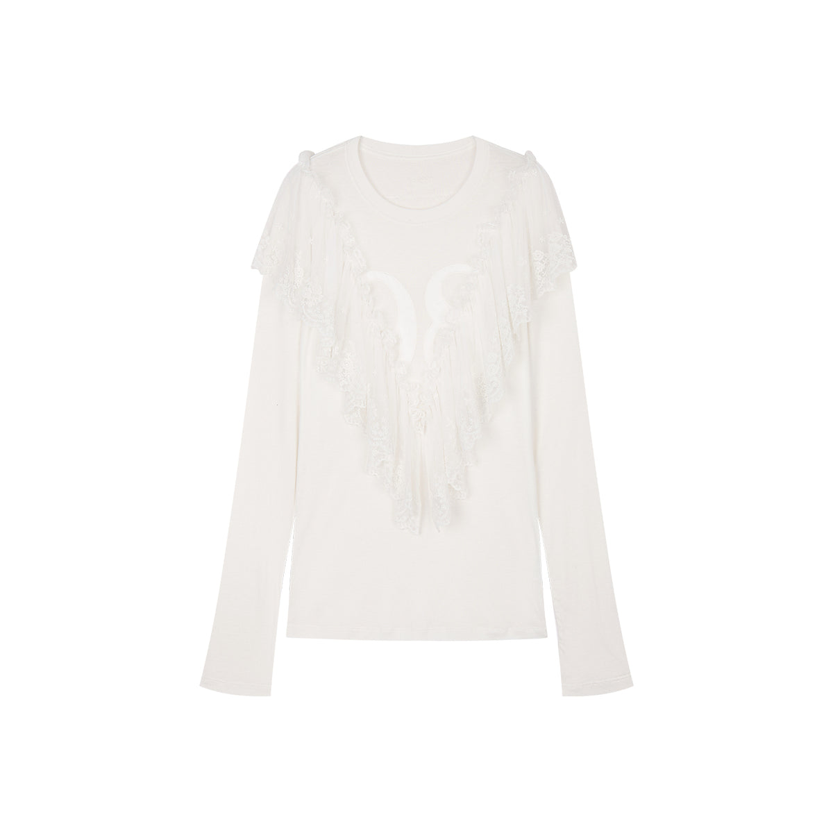 Romantic Lace Collegiate Sweatshirt