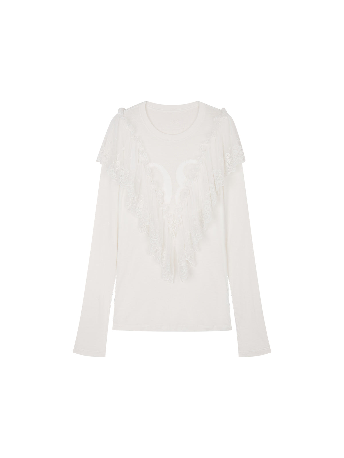 Romantic Lace Collegiate Sweatshirt