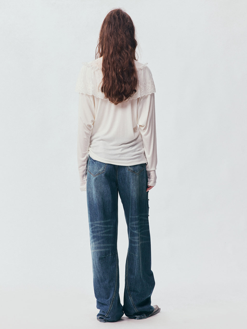 Romantic Lace Collegiate Sweatshirt