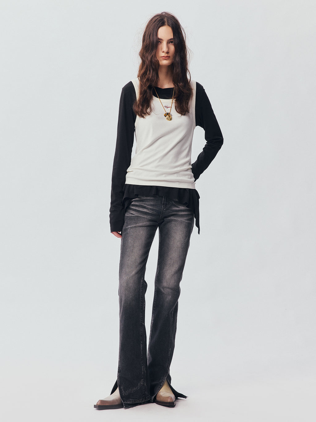 Layered Tank Style T-shirt