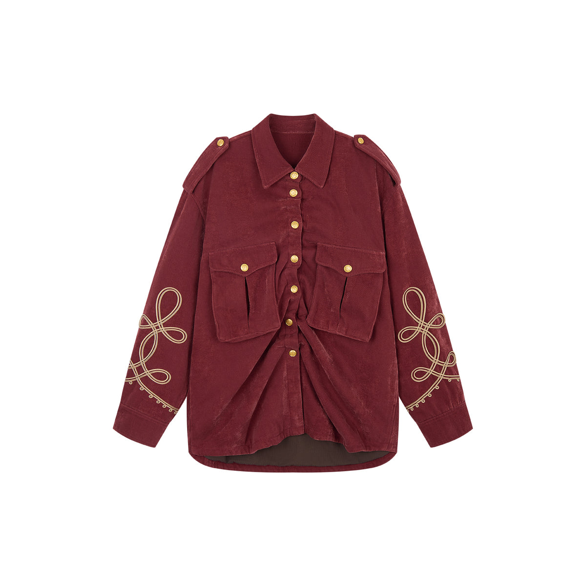 Vintage Military Braided Cord Utility Jacket