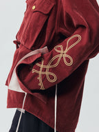 Vintage Military Braided Cord Utility Jacket