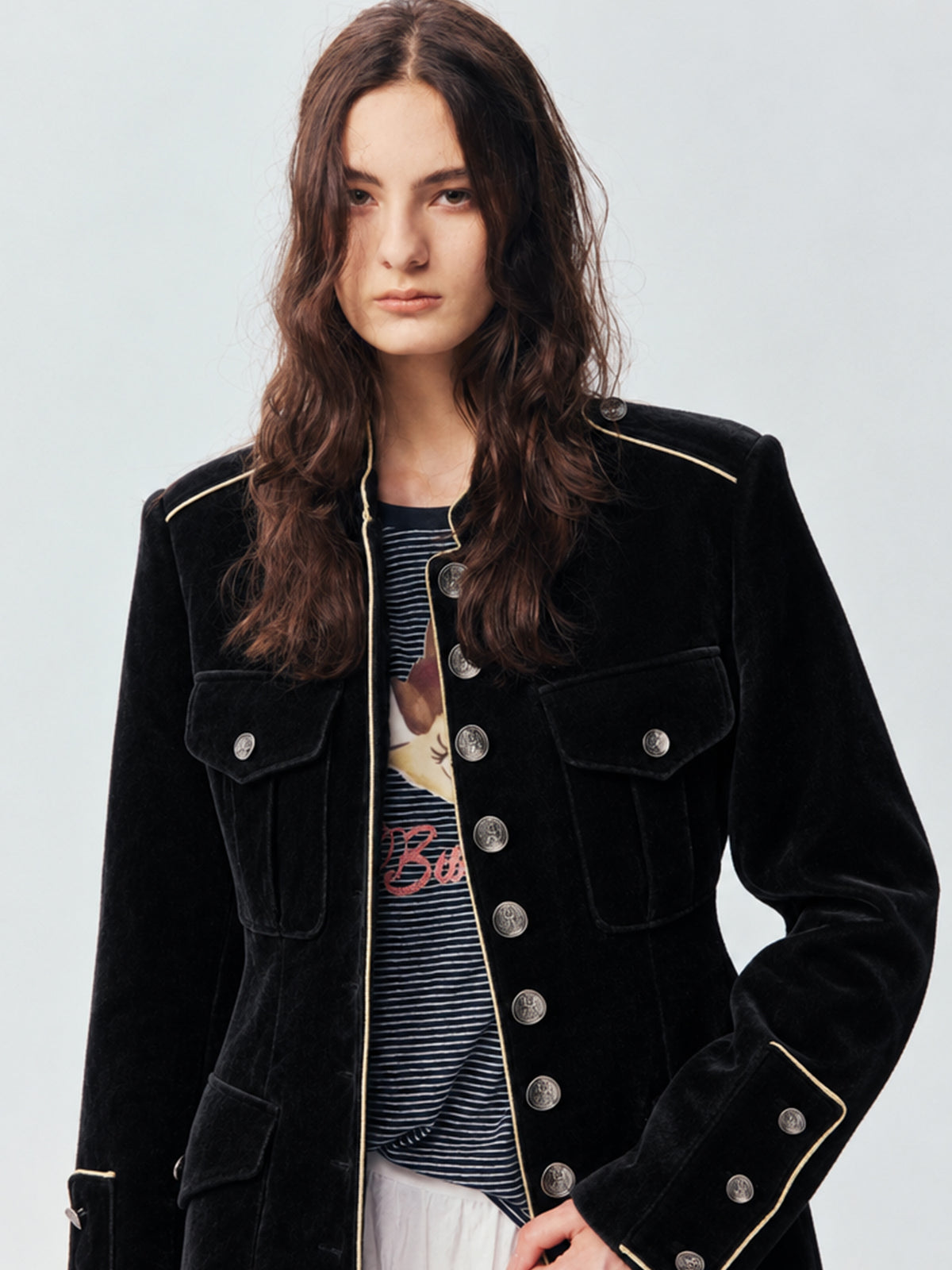 Vintage Hourglass Officer Blazer