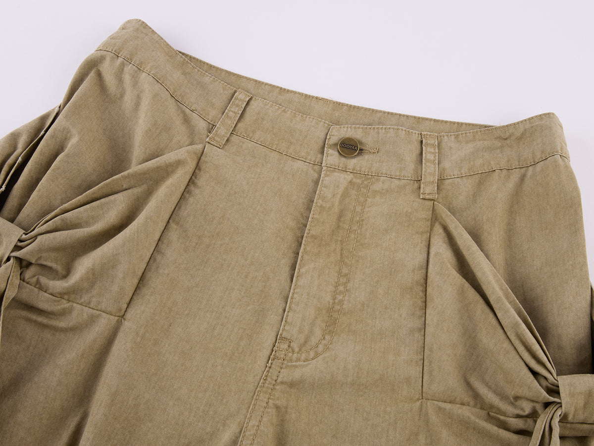 Bow Pocket Cargo Trousers
