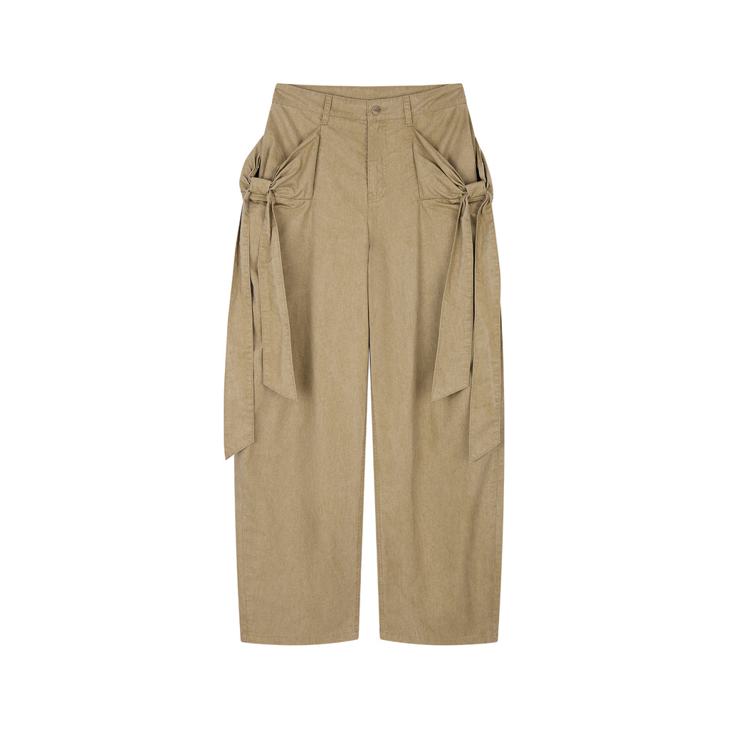 Bow Pocket Cargo Trousers