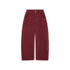 Vintage Washed Red Workwear Pants