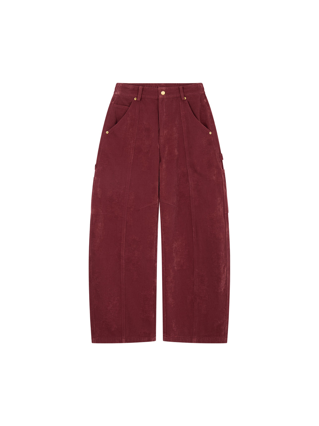 Vintage Washed Red Workwear Pants