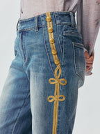 Office Gold Braid Jeans