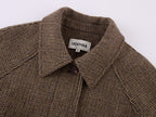 Bow Hem Balmacaan Coat