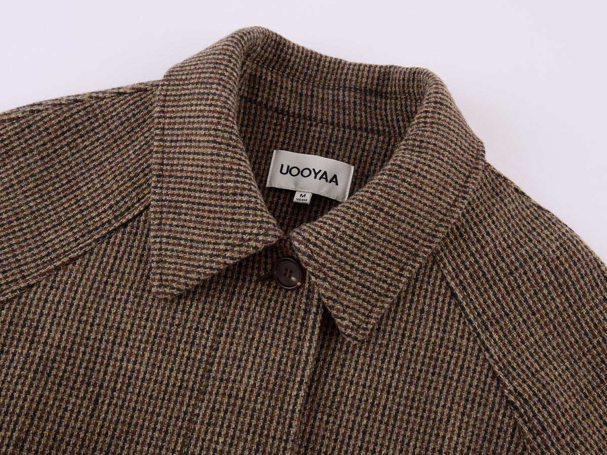 Bow Hem Balmacaan Coat