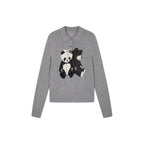 Petty Teddy Beaded Embroidered Polo Jumper