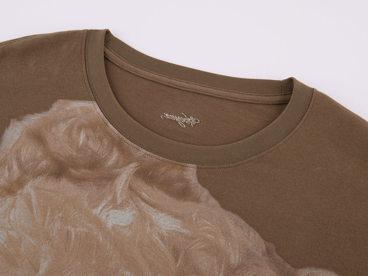 Petty Teddy Beaded Faux-Layer Sweatshirt